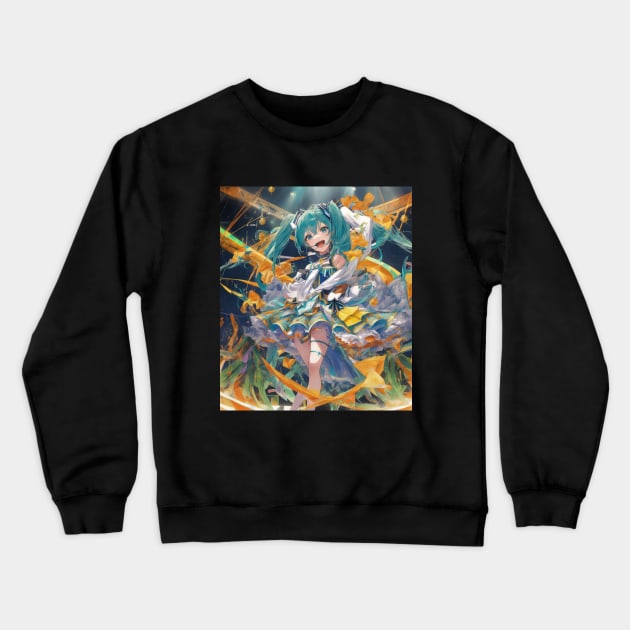 Hatsune Miku Crewneck Sweatshirt by Prossori